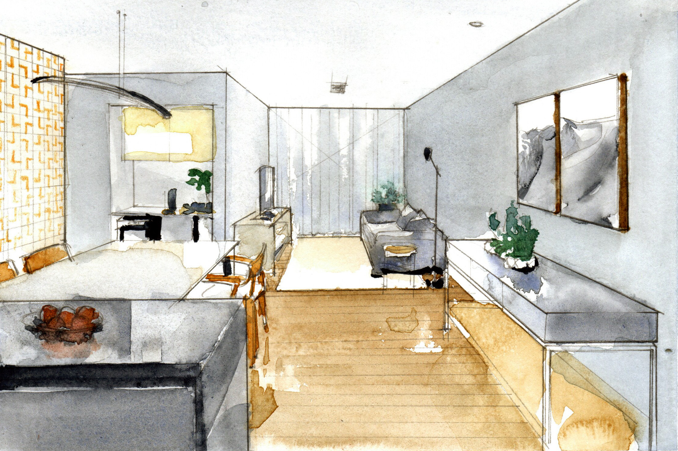Projeto do Estúdio Brasis para apartamento dos anos 1980. Projeto do Estúdio Brasis para apartamento dos anos 1980.
