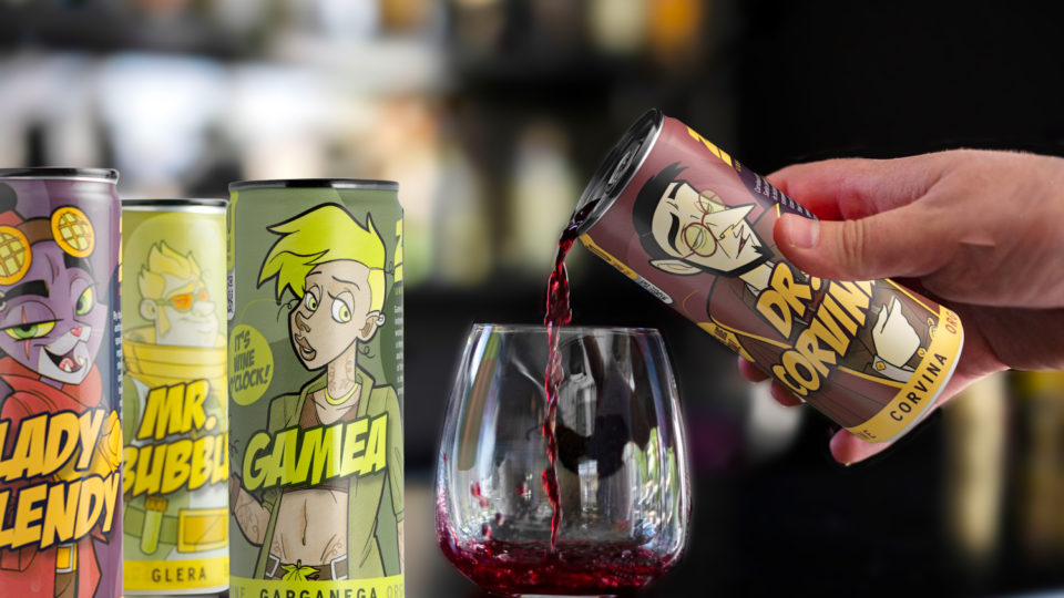 Vinho latinha