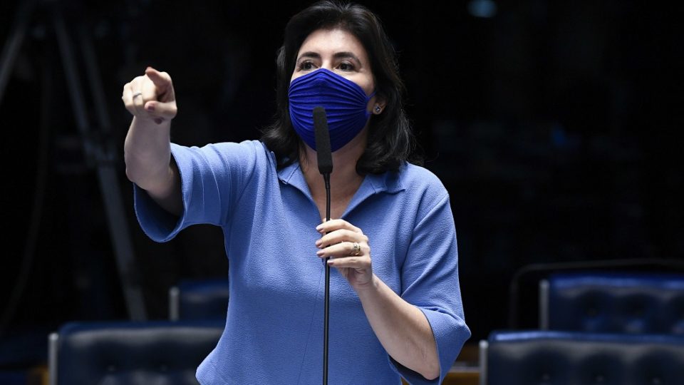 Estatuto da Gestante: Senadora vai retirar previsão de ajuda a vítimas de estupro que não queiram abortar A senadora Simone Tebet (MDB-MS).