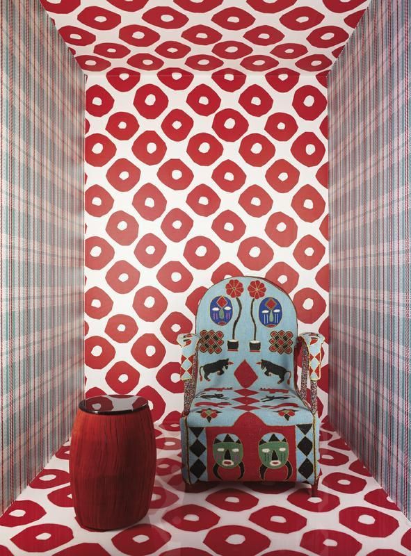 Papel de parede por Paola Navone para Jannelli&Volpi. Papel de parede por Paola Navone para Jannelli&Volpi.