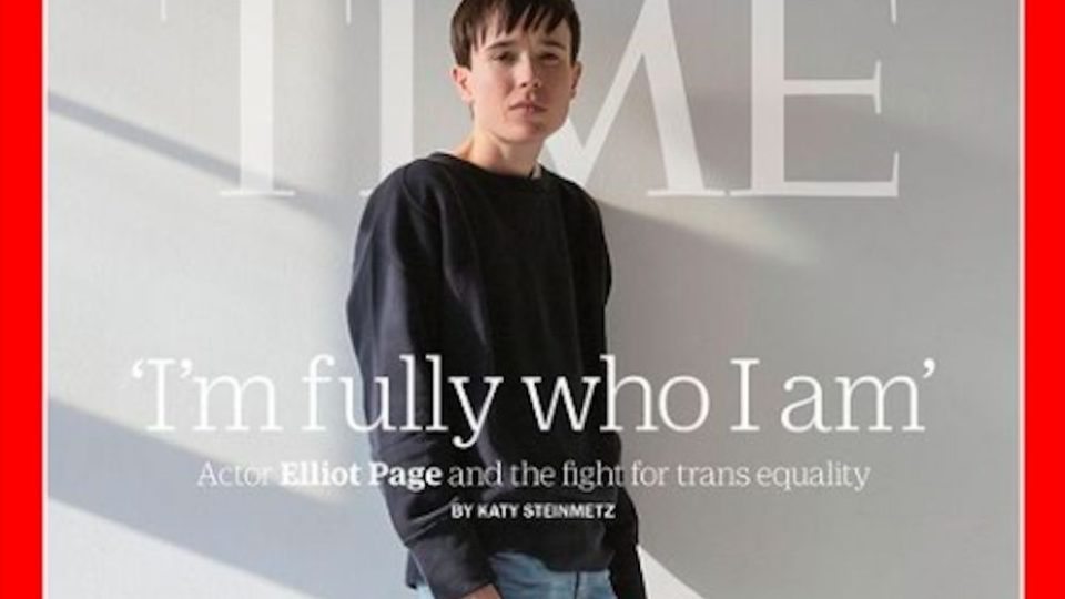 Coqueluche de mastectomias duplas no mundo anglófono Elliot Page na capa da revista Time: ativismo trans
