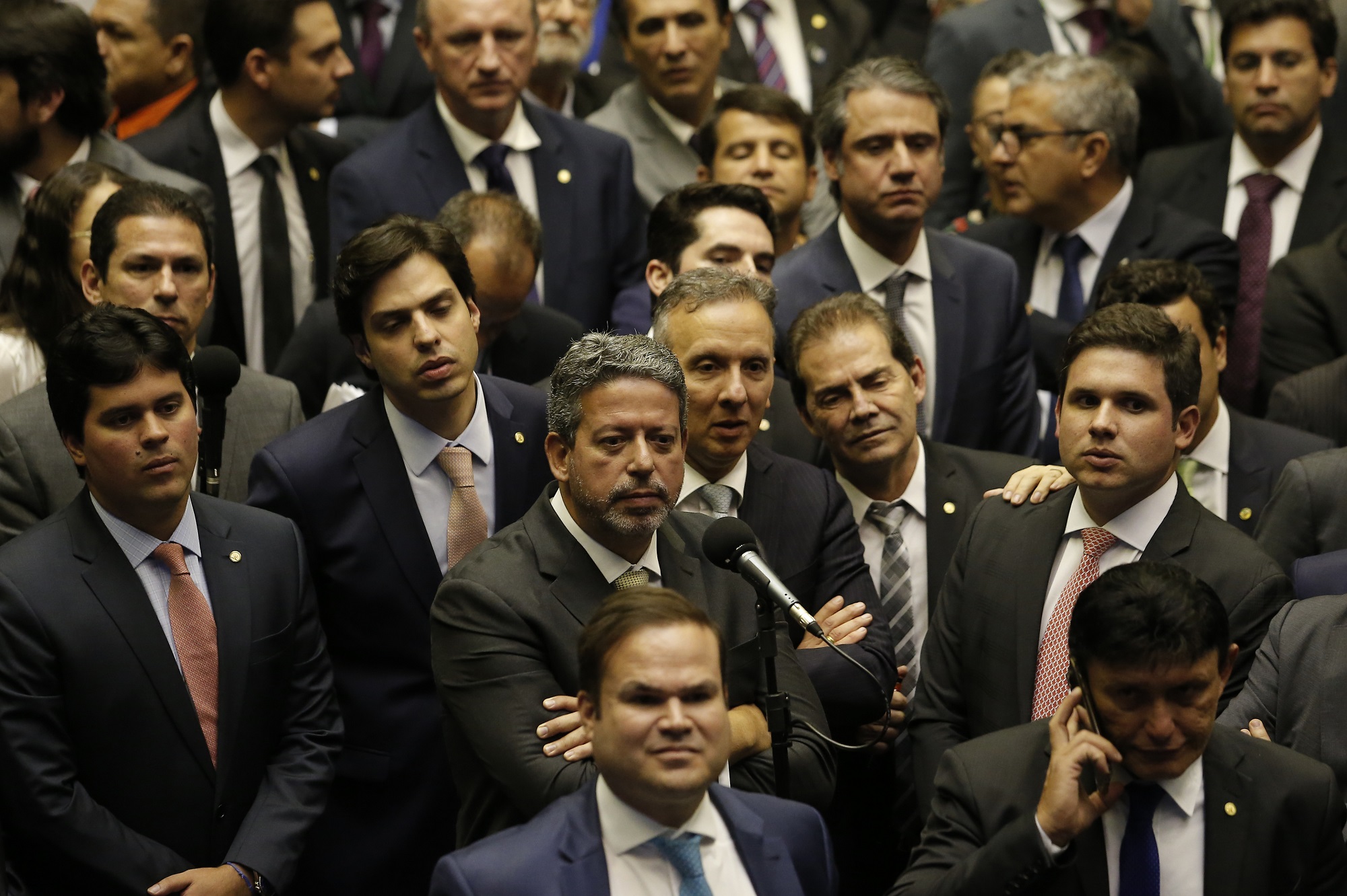 Deputados que integram o Centrão, bloco parlamentar da Câmara que reúne partidos de centro considerados fisiológicos.