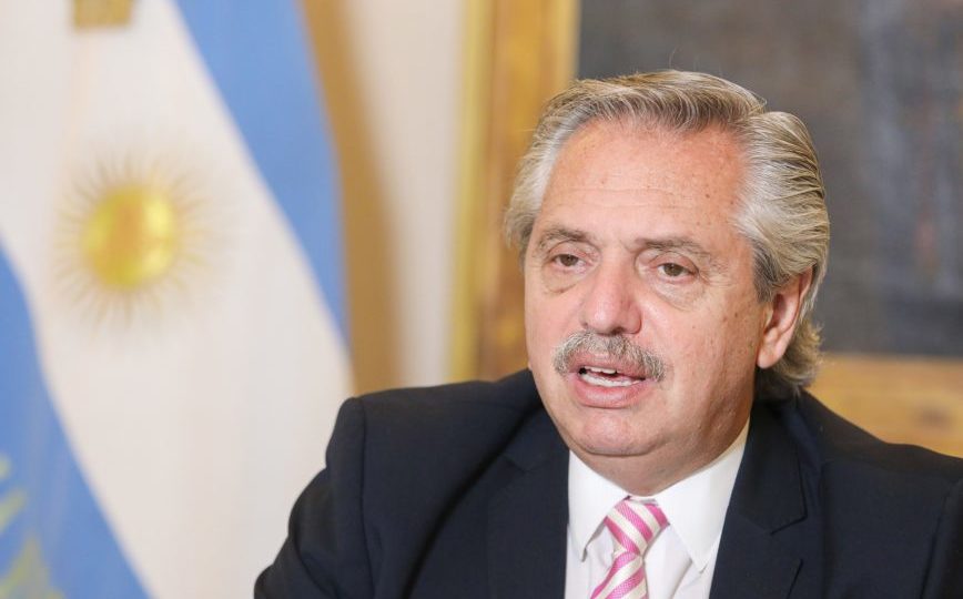 Fernández prorroga decreto com restrições por mais 15 dias Presidente da Argentina, Alberto Fernández