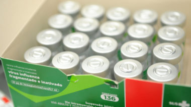 Vacinação da gripe junto com Covid vai exigir plano detalhado do Paraná e prefeituras Doses da vacina da gripe.