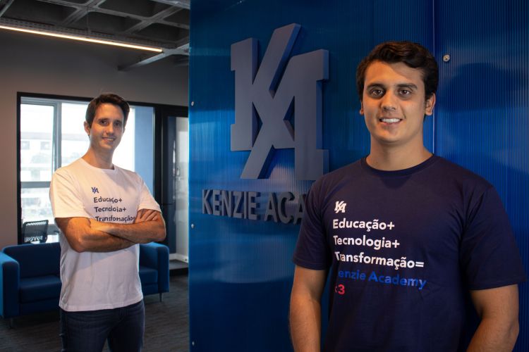 Kenzie Academy recebe aporte de R$ 8 milhões para formar 2,5 mil programadores Daniel Kriger (CEO) e Ugo Roveda (COO), cofundadores da Kenzie Academy.
