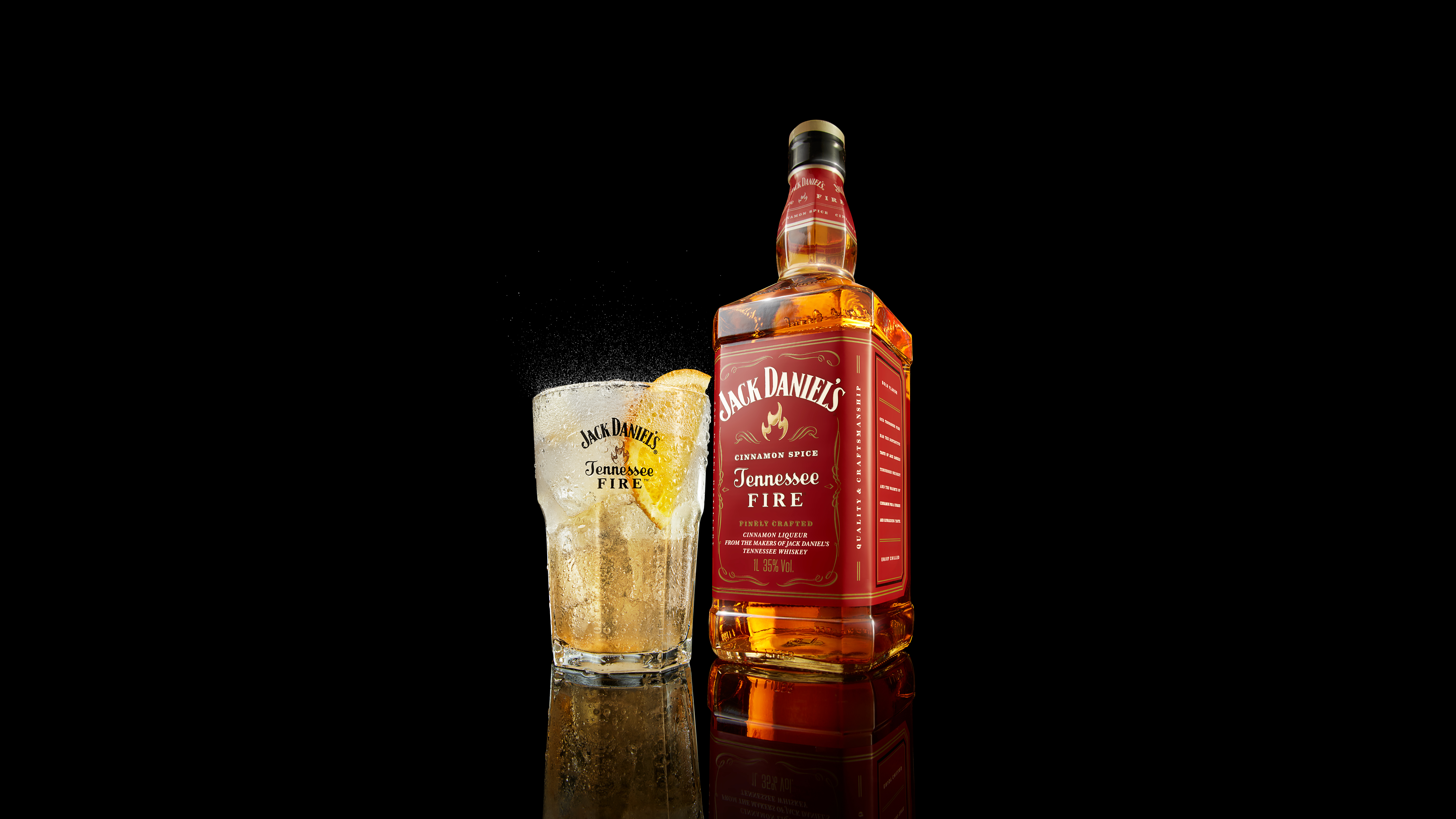 Refrescante e ligeiramente doce, novo drink com Jack Fire, o Jack Fire & Ginger, combina a intensidade da canela, com o sabor ousado do gengibre