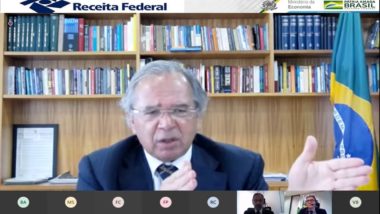 Apenas gastos com saúde ficarão fora do teto, diz Guedes sobre Orçamento Ministro Paulo Guedes durante coletiva virtual da Receita Federal.