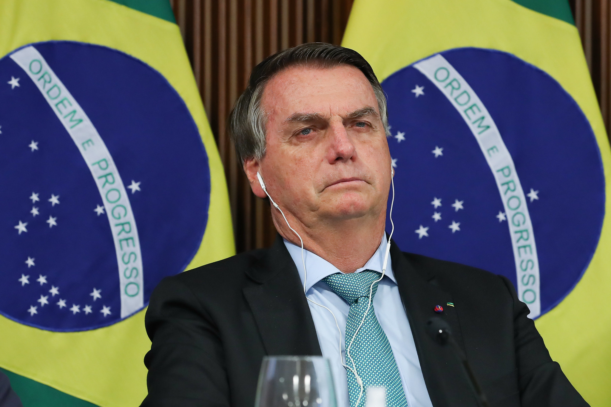 Bolsonaro participou nesta quinta-feira (22), por videoconferência, da Cúpula de Líderes sobre o Clima promovida pelos EUA.