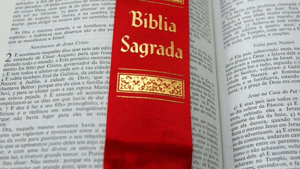 Bíblia: um livro que fala Bíblia Sagrada.