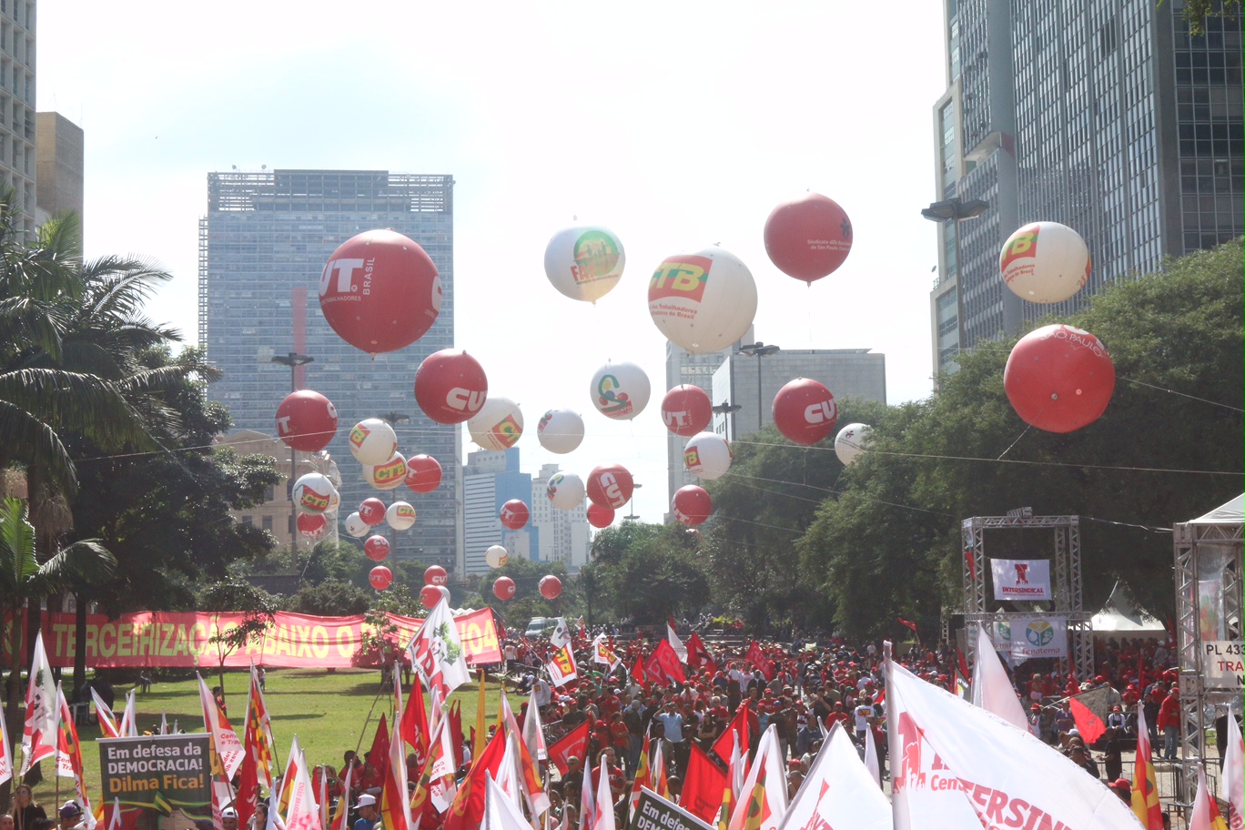 Ato das Centrais Sindicais em 2015