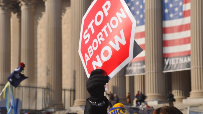 Justiça americana autoriza ações pró-vida perto de clínica de aborto em Nova York Protesto contra aborto nos Estados Unidos.
