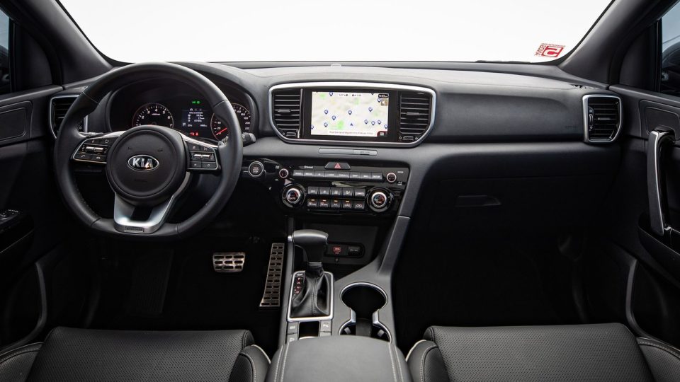 Interior do Kia Sportage