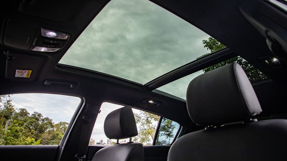 Teto solar panorâmico do Kia Sportage