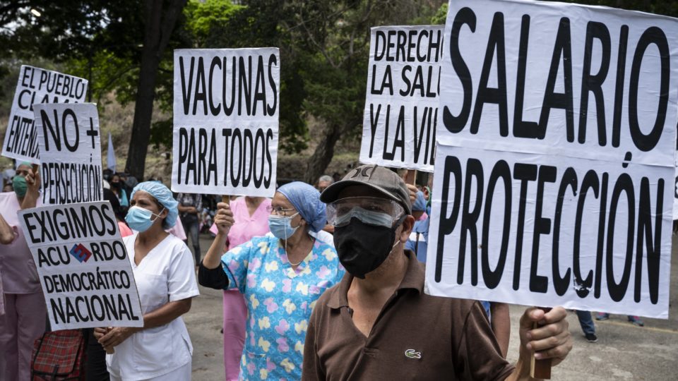 venezuela protesto salario