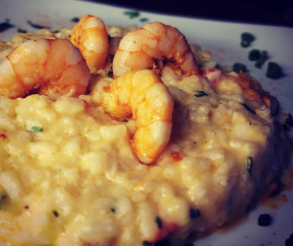 Risoto de camarão do Happyburger. Foto: Divulgação Risoto de camarão do Happyburger. Foto: Divulgação