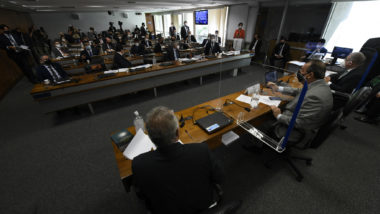 Reunião da CPI é suspensa por votações no Senado Sessão da CPI com o ministro Marcelo Queiroga