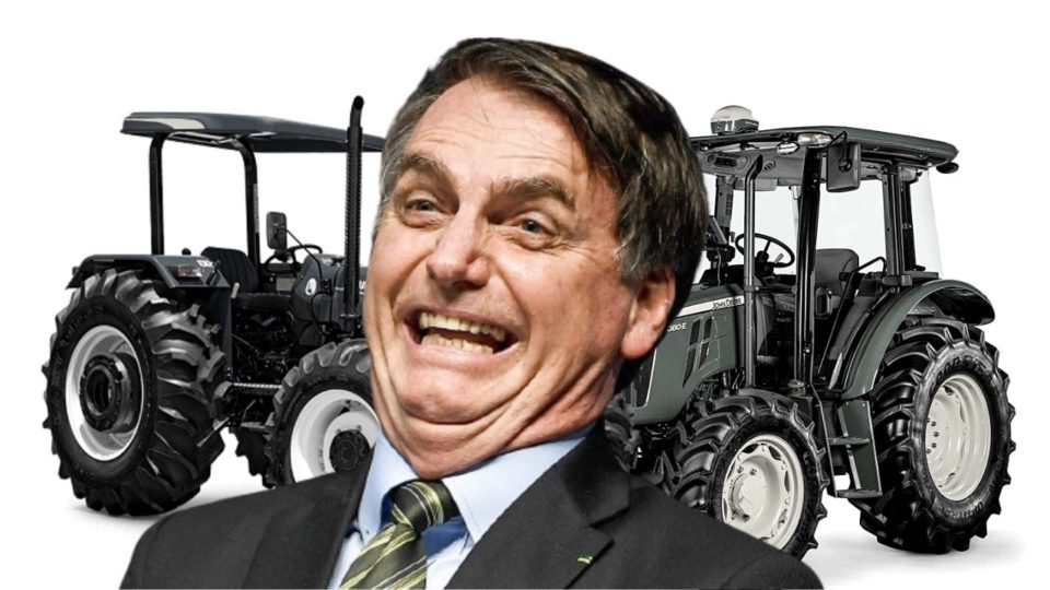 Bolsonaro e o tratoraço.