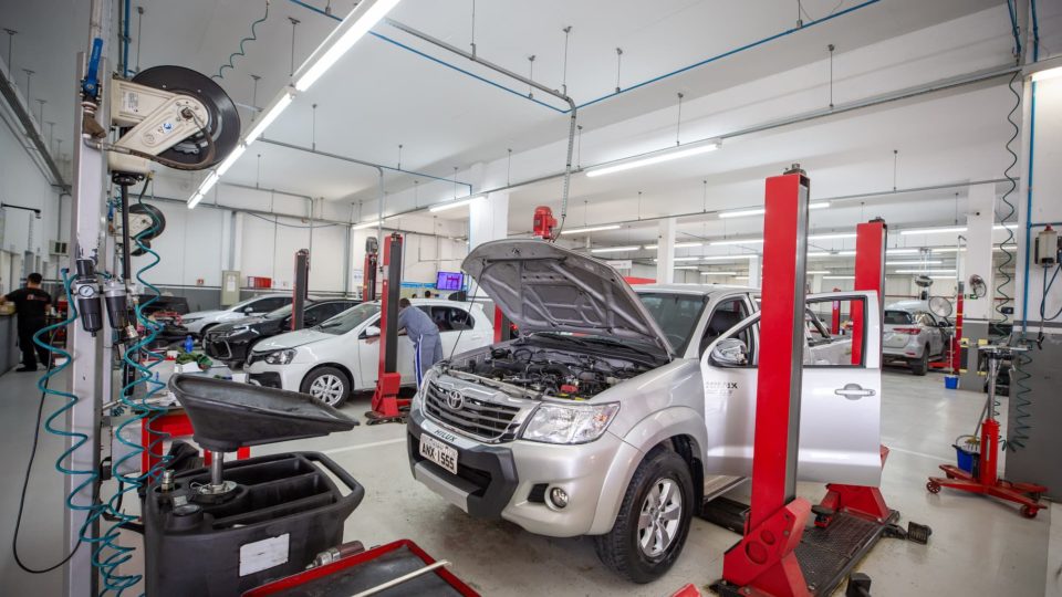 Oficina da concessionário Toyota Sulpar