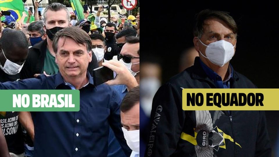 Máscara? Só se for na gringa! Máscara? Só se for na gringa!