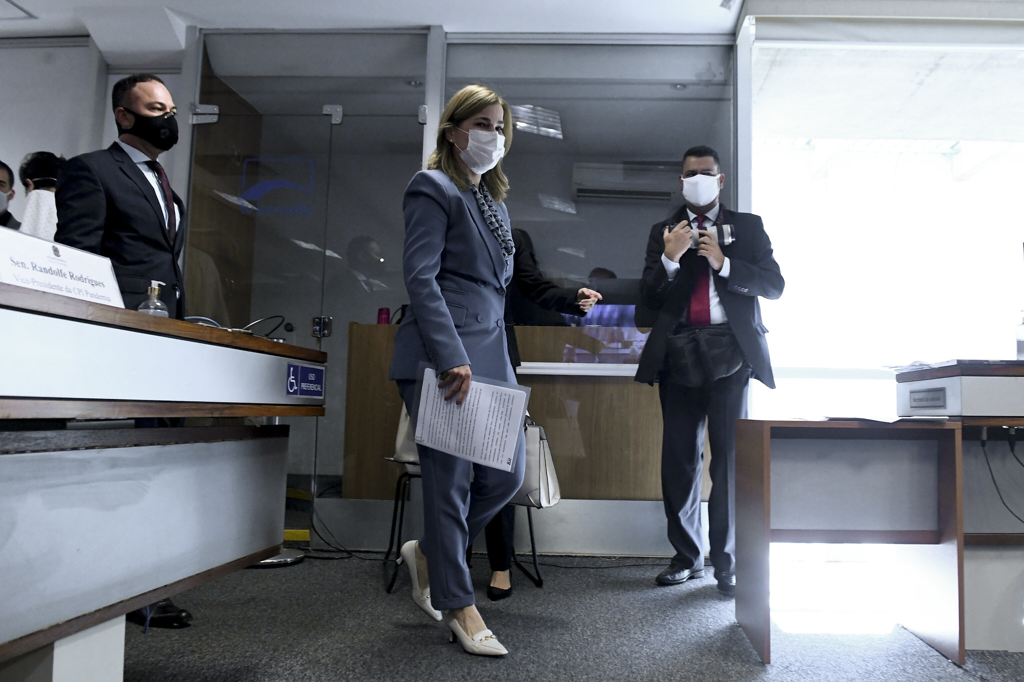 A secretária Mayra Pinheiro