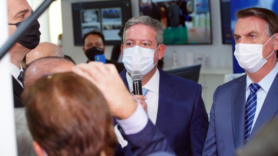Com apoio do governo Bolsonaro e do Centrão, Arthur Lira acelera agenda da Câmara Presidente da Câmara, Arthur Lira e o presidente Jair Bolsonaro