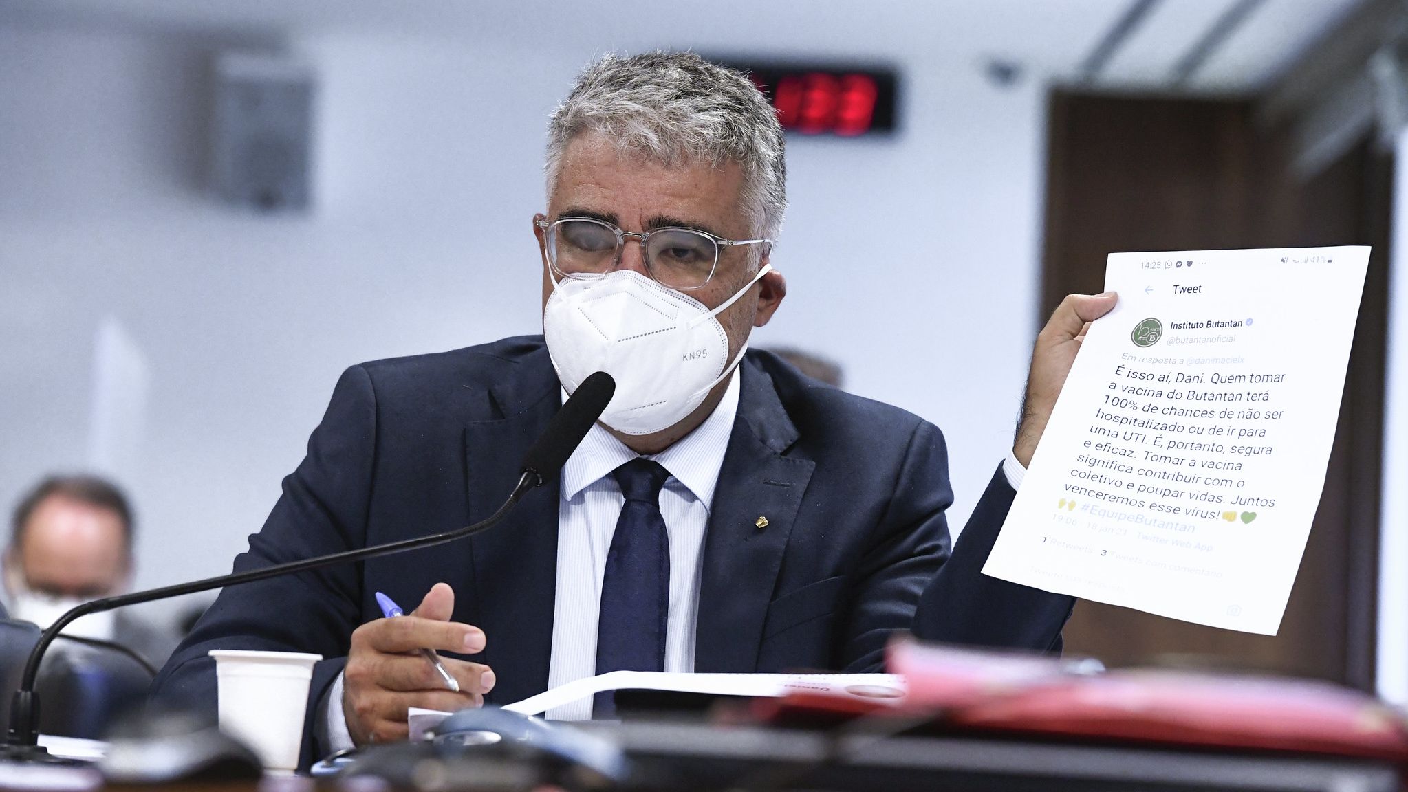 O senador Eduardo Girão (Podemos-CE)