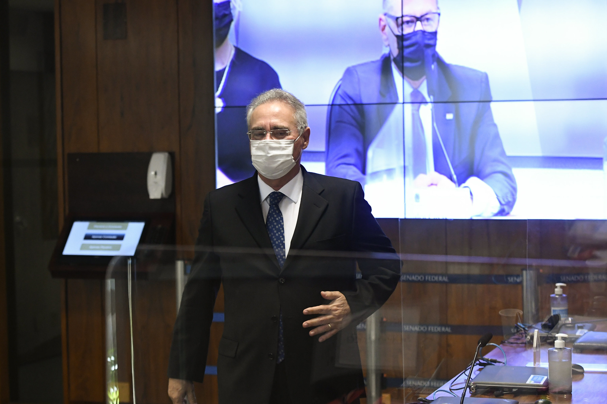 O relator da CPI da Covid, senador Renan Calheiros (MDB-AL)