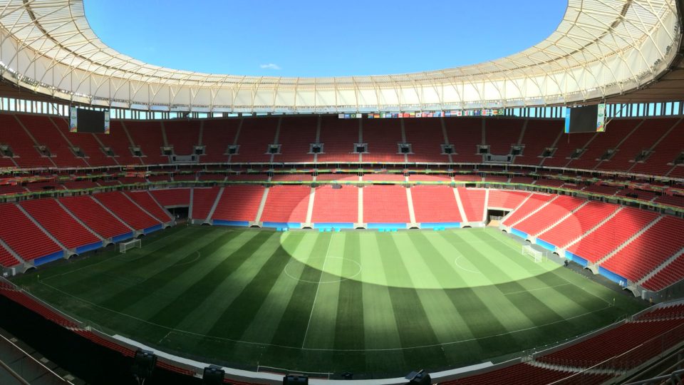 O Estádio Nacional Mané Garrincha, em Brasília, é citado como possível sede da Copa América
