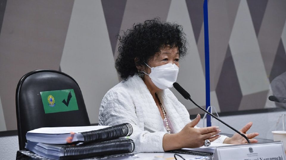 Médicos publicam nota em defesa da médica Nise Yamaguchi A médica Nise Yamagushi foi interrompida várias vezes pelos senadores.