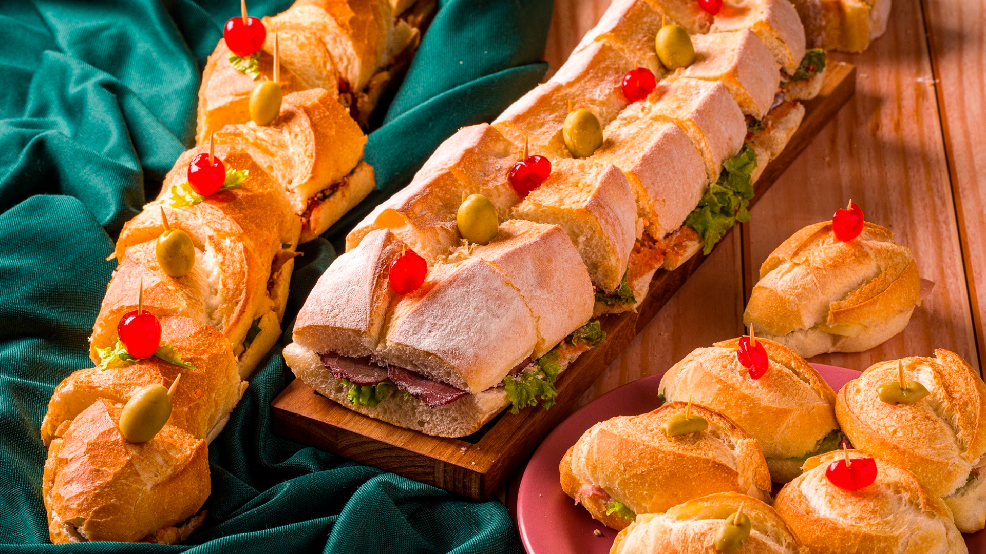 Sanduíche de metro é uma ótima opção para celebrações realizadas em casa.