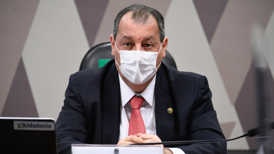 O presidente da CPI da Covid, Omar Aziz