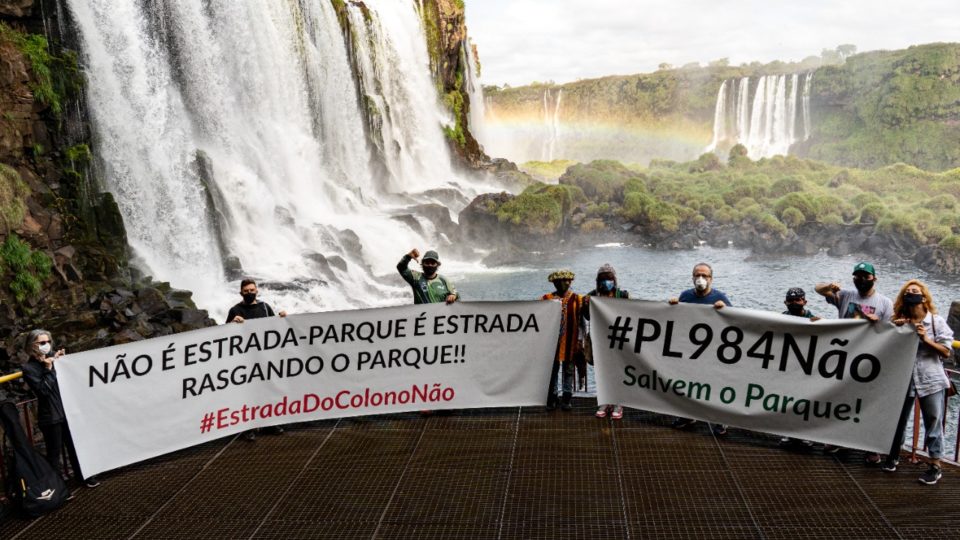 Estrada do Colono: reabertura como estrada-parque vai tramitar em regime de urgência protesto estrada do colono