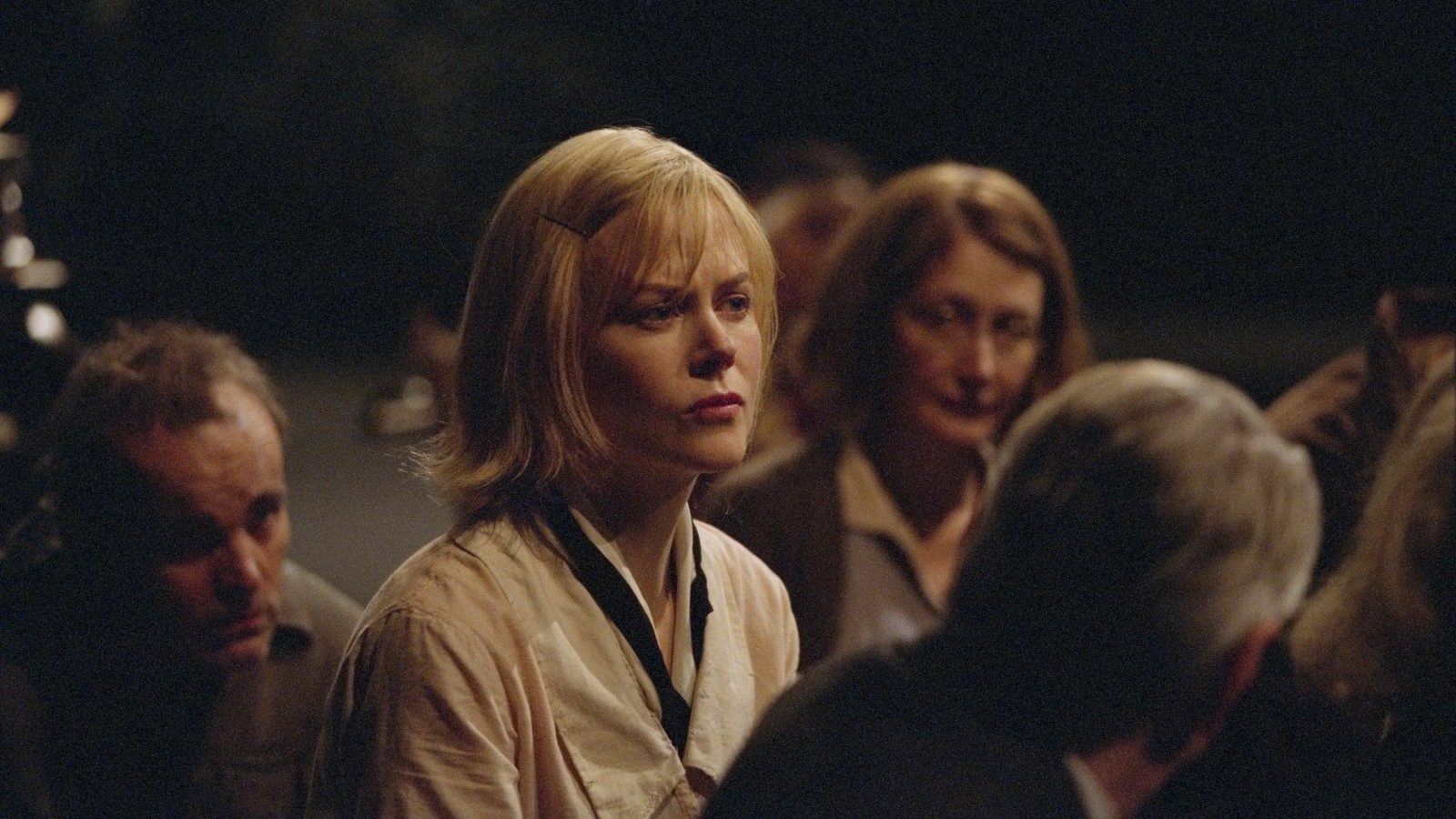 Nicole Kidman em cena de Dogville, de Lars von Trier.