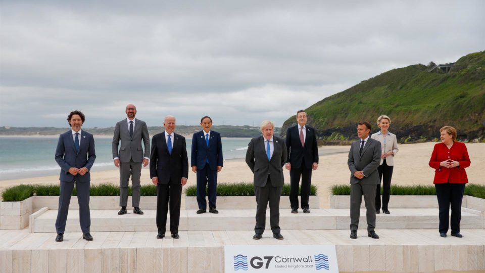 Boris Johnson: “É vital não repetirmos os erros da última grande crise” cúpula g7