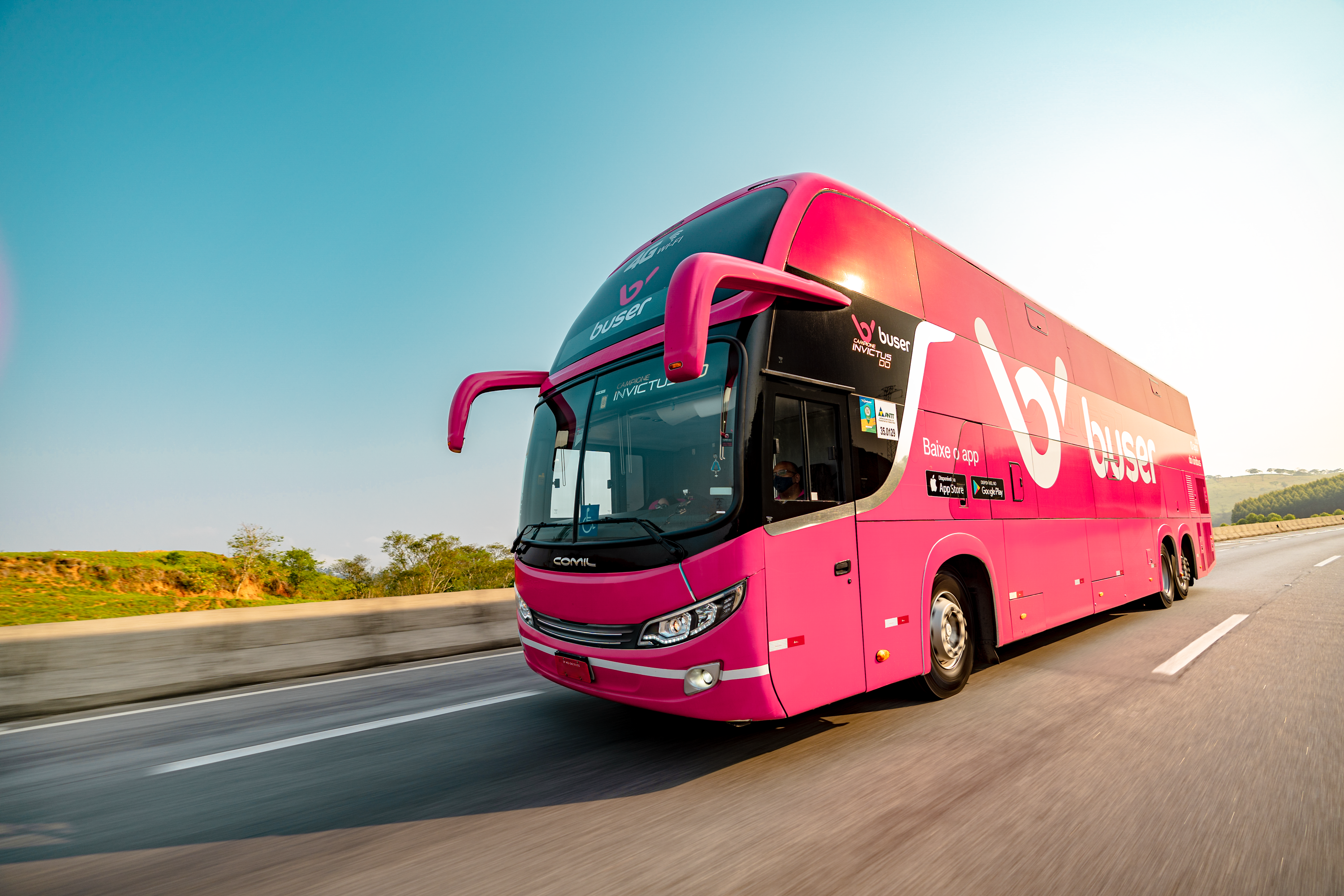 Superadas as questões regulatórias a Buser ataca outros mercados, como transporte de cargas e urbano. Foto: Divulgação/Buser Superadas as questões regulatórias a Buser ataca outros mercados, como transporte de cargas e urbano. Foto: Divulgação/Buser