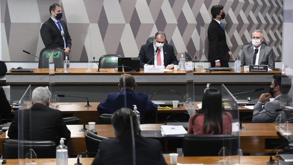 Senadores pedem ao STF prorrogação da CPI da Covid Plenário da CPI da Covid