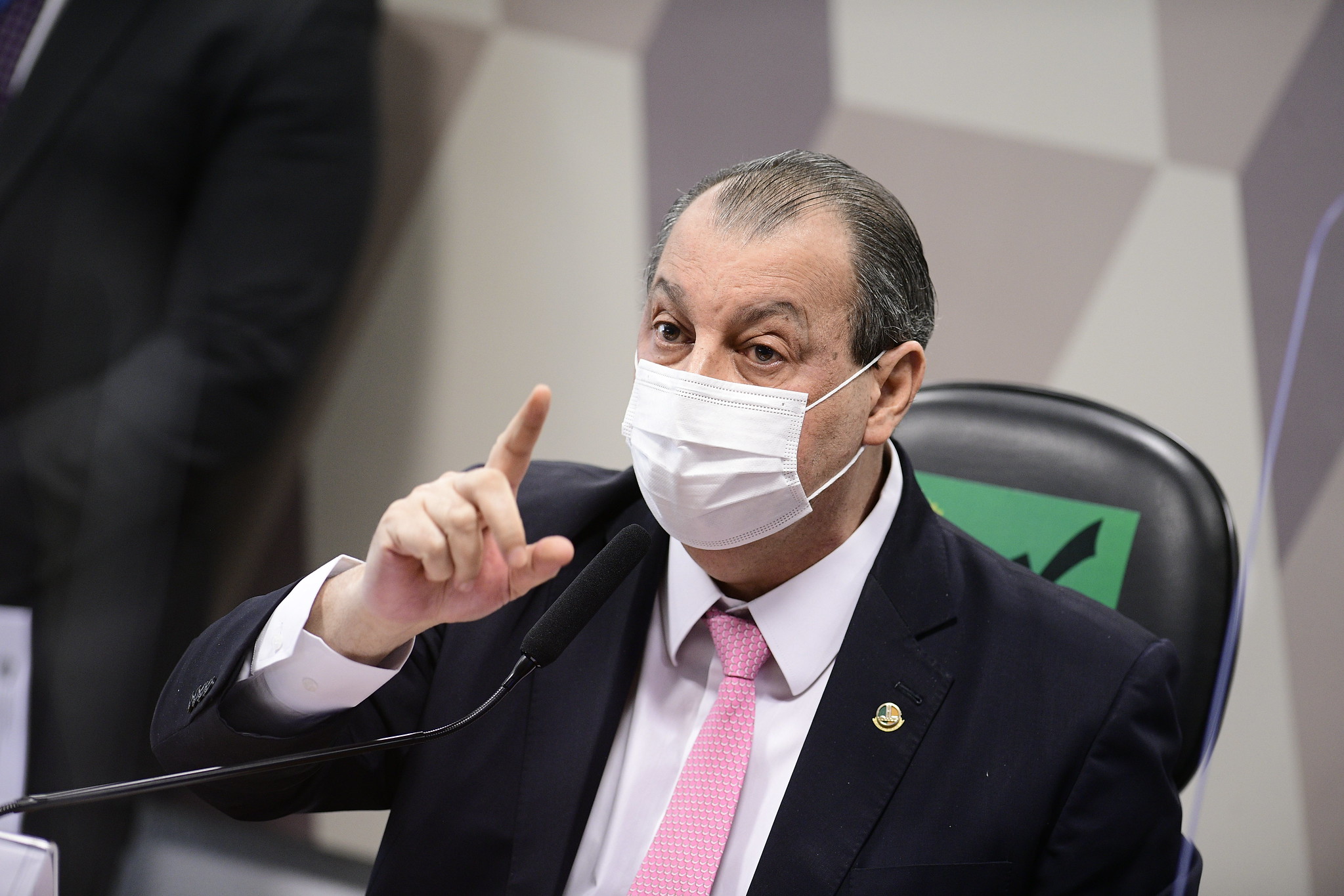 O presidente da CPI da Covid do Senado, Omar Aziz