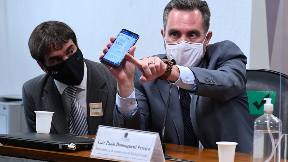 O policial Luiz Paulo Dominguetti