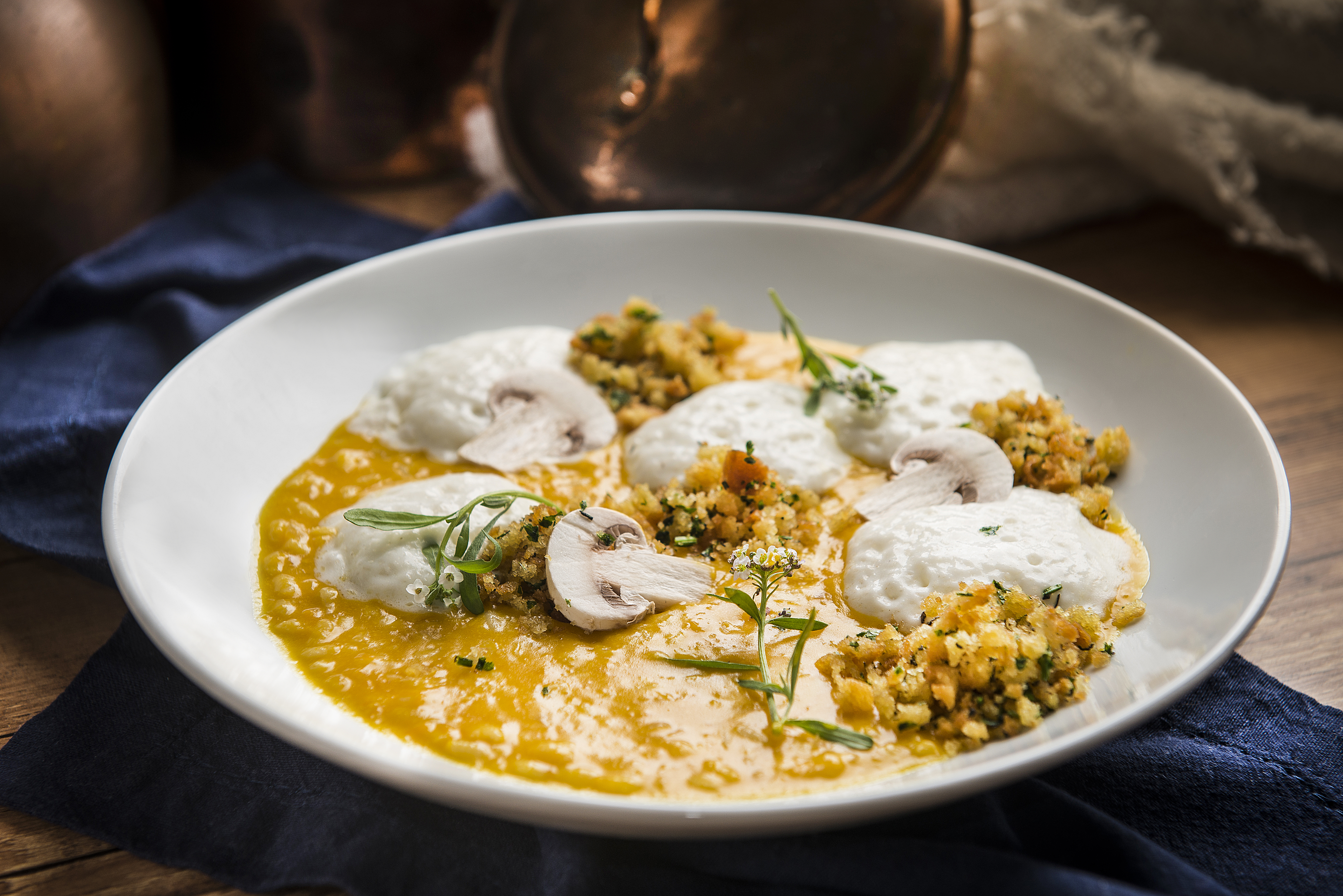 Risoto de abóbora Risoto de abóbora