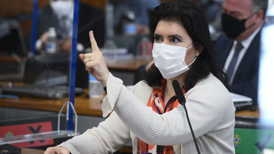 A senadora Simone Tebet (MDB-MS)