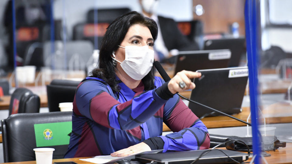 O Senado e os freios ao retrocesso eleitoral A senadora Simone Tebet (MDB-MS)