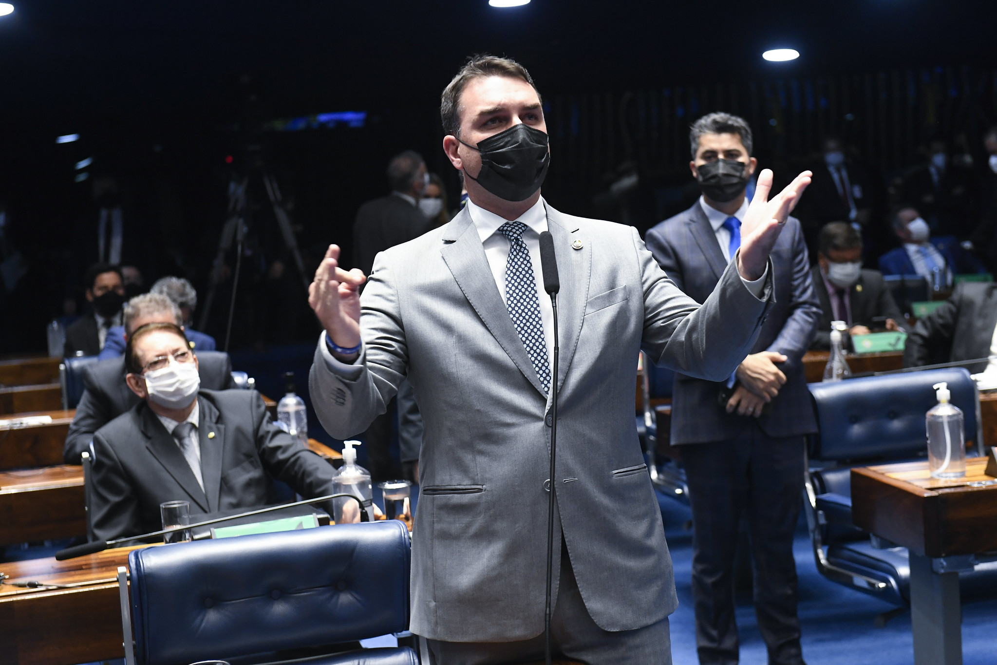 O senador Flávio Bolsonaro (Patriota-RJ)