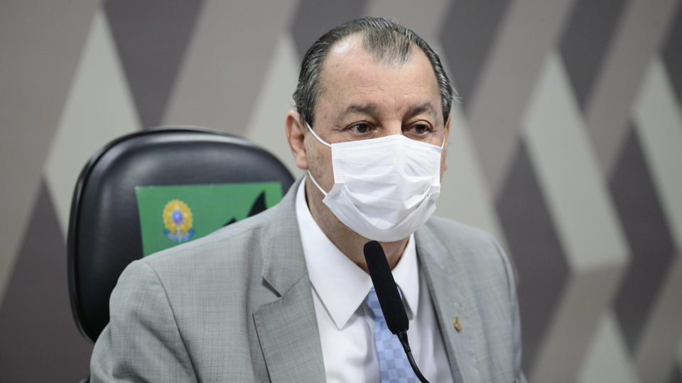 O presidente da CPI da Covid, Omar Aziz