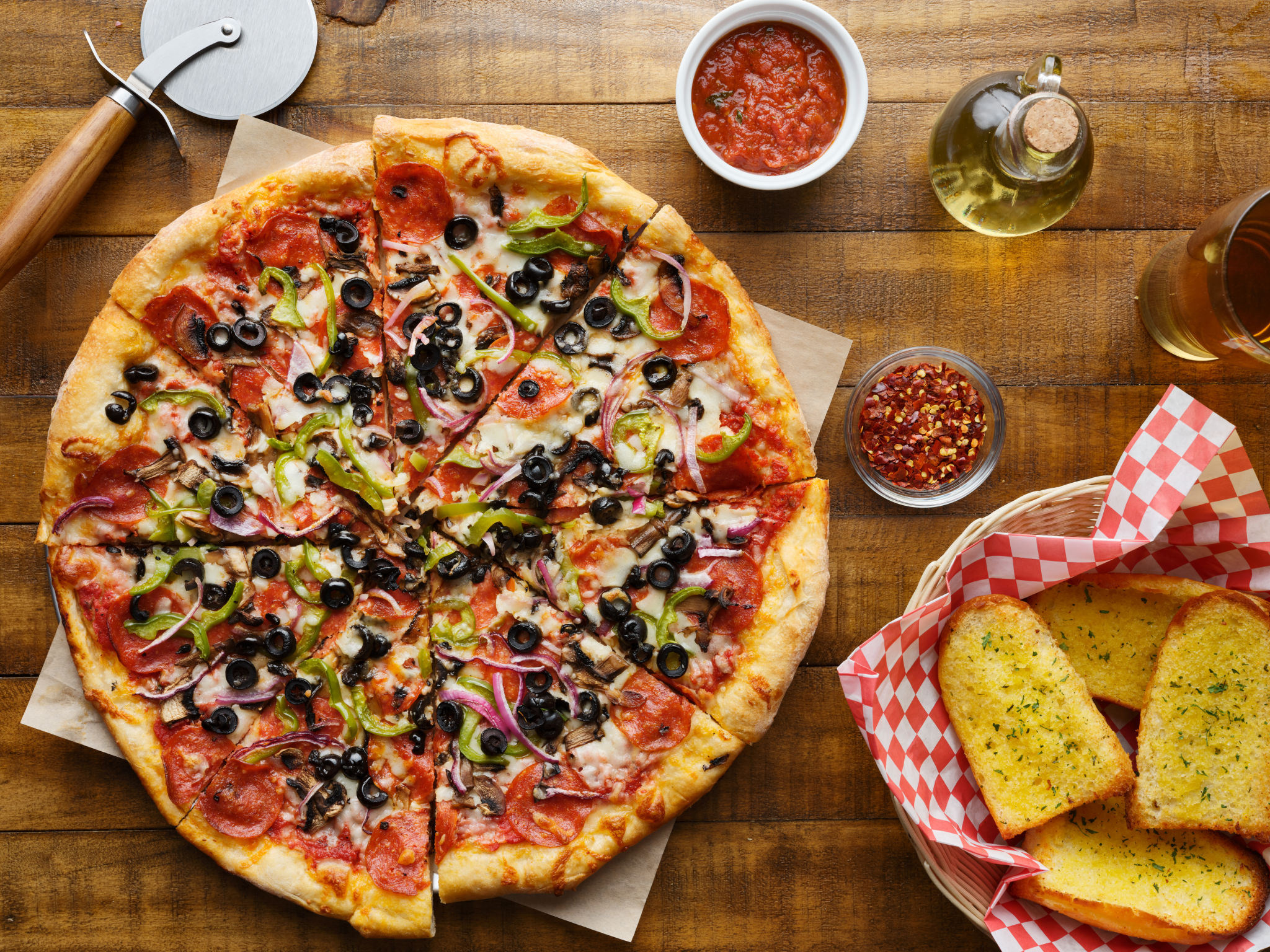 A pizza se tornou uma paixão entre os brasileiros.