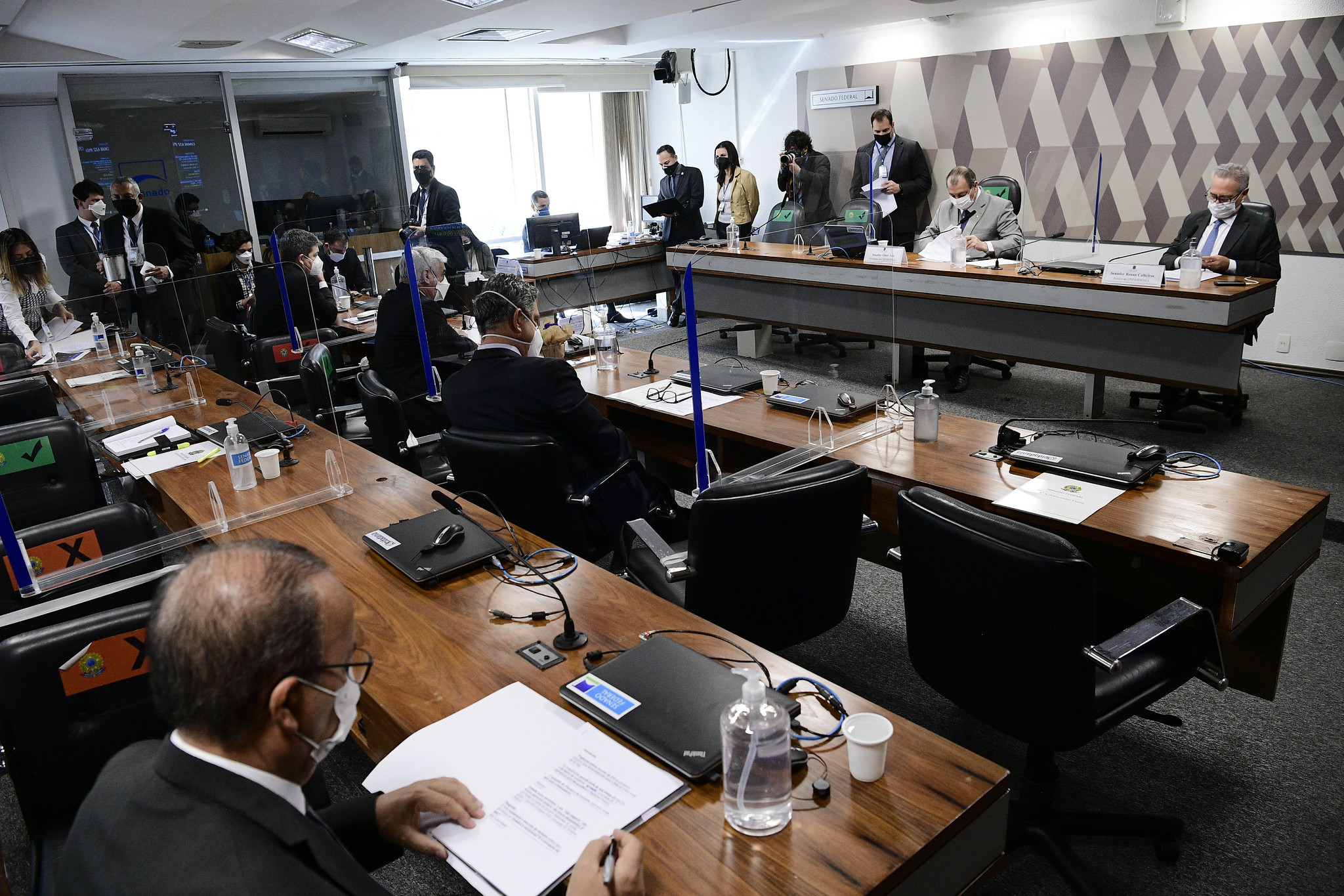 Plenário da CPI da Covid em 15/07