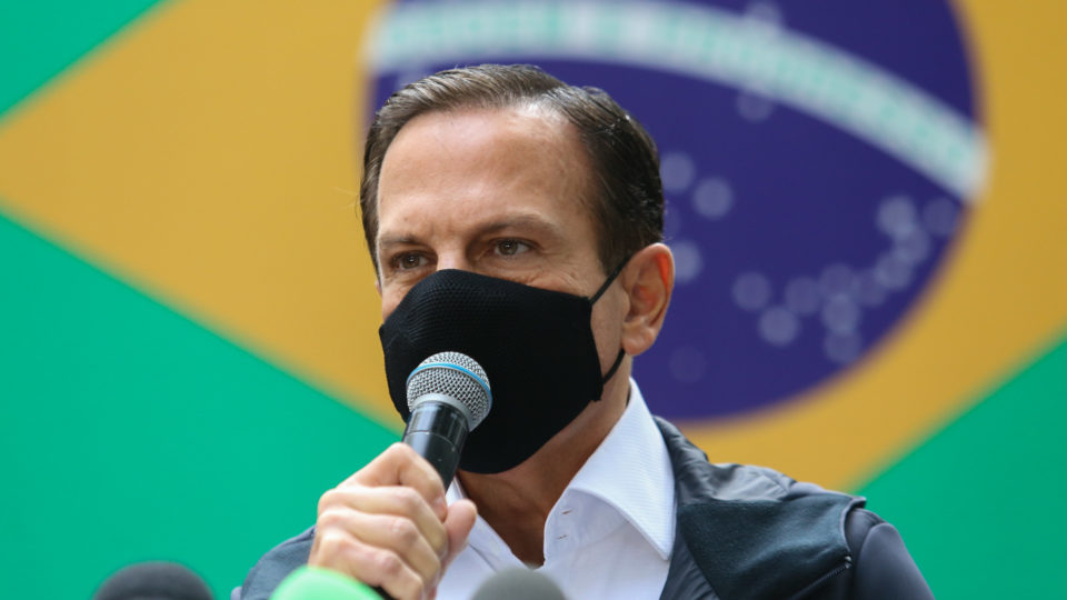 Com máscara e vacina, Doria volta a testar positivo para Covid João Doria