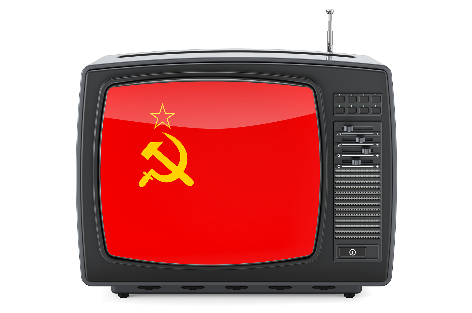 A Glavlit englobava diferentes órgãos que censuravam os vários meios de comunicação: a Gosteleradio controlava emissoras de rádio e TV.