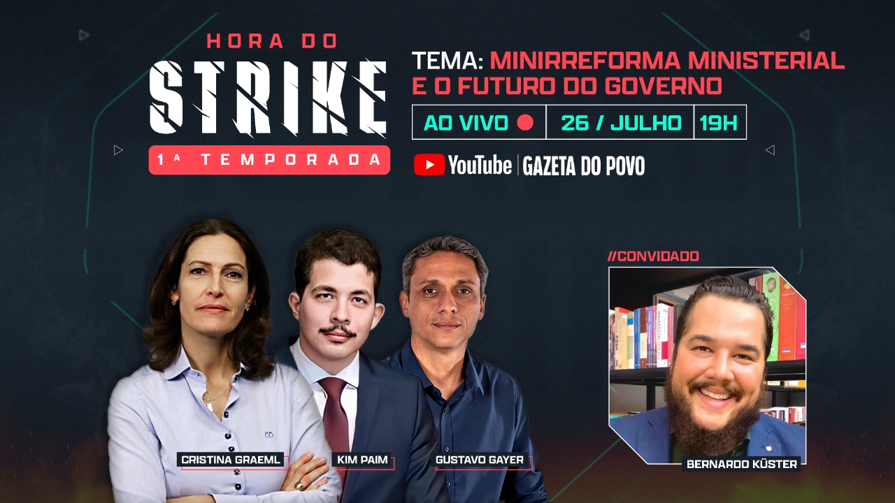 Hora do Strike chega ao 4º episódio discutindo vandalismo da esquerda e minirreforma ministerial
