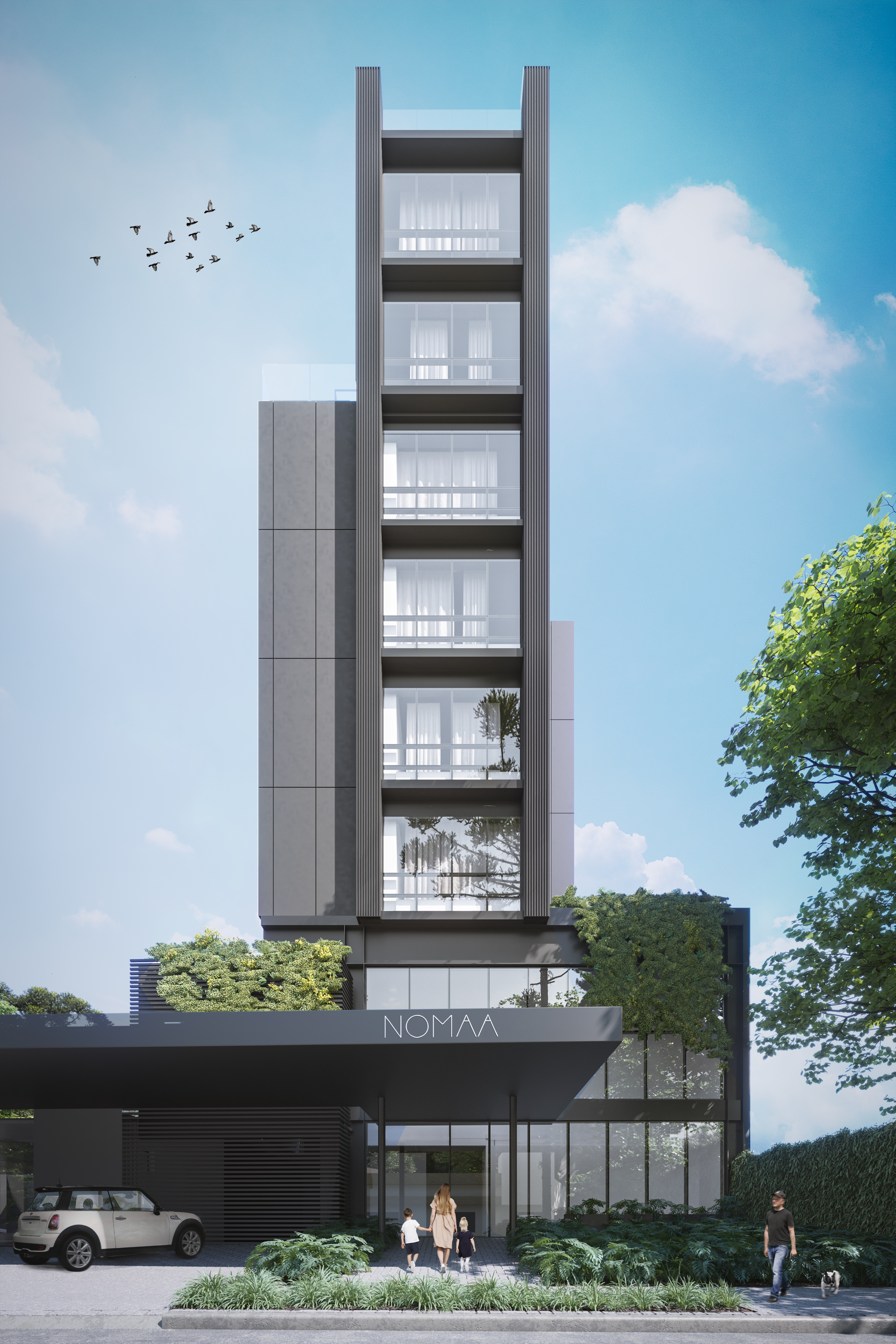 Projeto arquitetônico é da Smolka Arquitetura com interiores assinados por Fernanda Cassou. Projeto arquitetônico é da Smolka Arquitetura com interiores assinados por Fernanda Cassou.