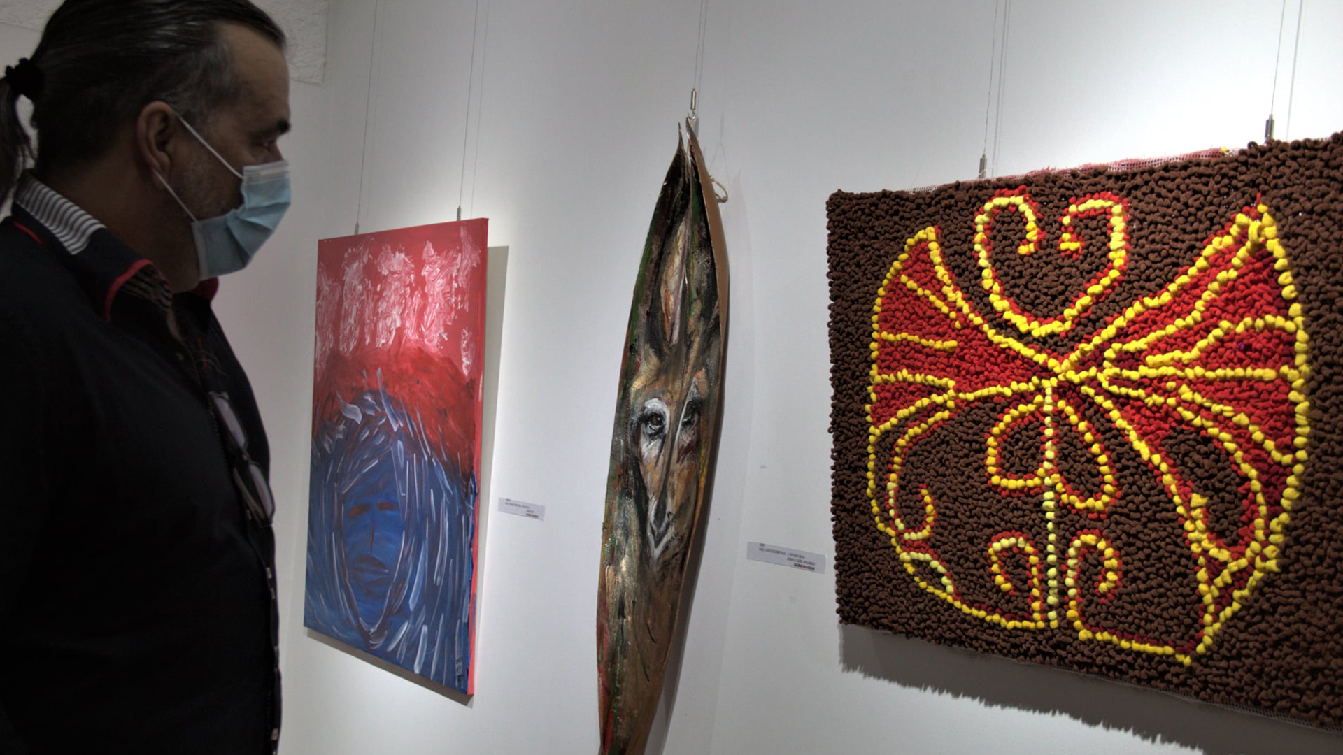 Abertura de exposição da Galeria Tamar Golan em Luanda, Angola.